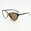 Carol Brown Photochromic Lens Glasses - Glossy black Cat-eye TR90 Frame