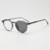 Cherry Grey Photochromic Lens Glasses - Grey Geometric TR90 Frame