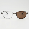 Dale Brown Photochromic Lens Glasses - Tortoise Oval TR90 Frame