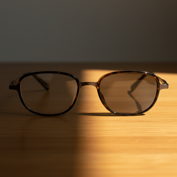 Dale Grey Photochromic Lens Glasses - Tortoise Oval TR90 Frame