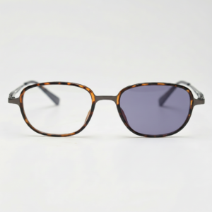 Dale Purple Photochromic Lens Glasses - Tortoise Oval TR90 Frame