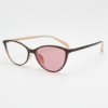 Dawn Pink Photochromic Lens Glasses - Red Cat-eye TR90 Frame - Side View Dawn Pink Photochromic Lens Glasses - Red Cat-eye TR90 Frame