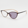 Dawn Purple Photochromic Lens Glasses - Red Cat-eye TR90 Frame