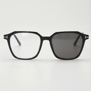 Elma Grey Photochromic Lens Glasses - Black Rectangle TR90 Frame