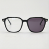 Elma Purple Photochromic Lens Glasses - Black Rectangle TR90 Frame - Front View Elma Purple Photochromic Lens Glasses - Black Rectangle TR90 Frame