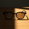 Joyce Brown Photochromic Lens Glasses - Black Oval TR90 Frame - Lifestyle Joyce Brown Photochromic Lens Glasses - Black Oval TR90 Frame