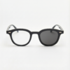 Joyce Grey Photochromic Lens Glasses - Black Oval TR90 Frame - Front View Joyce Grey Photochromic Lens Glasses - Black Oval TR90 Frame