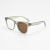 Julie Brown Photochromic Lens Glasses - Green Rectangle TR90 Frame - Side View Julie Brown Photochromic Lens Glasses - Green Rectangle TR90 Frame