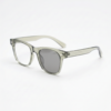 Julie Grey Photochromic Lens Glasses - Green Rectangle TR90 Frame - Side View Julie Grey Photochromic Lens Glasses - Green Rectangle TR90 Frame