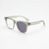 Julie Purple Photochromic Lens Glasses - Green Rectangle TR90 Frame - Side View Julie Purple Photochromic Lens Glasses - Green Rectangle TR90 Frame