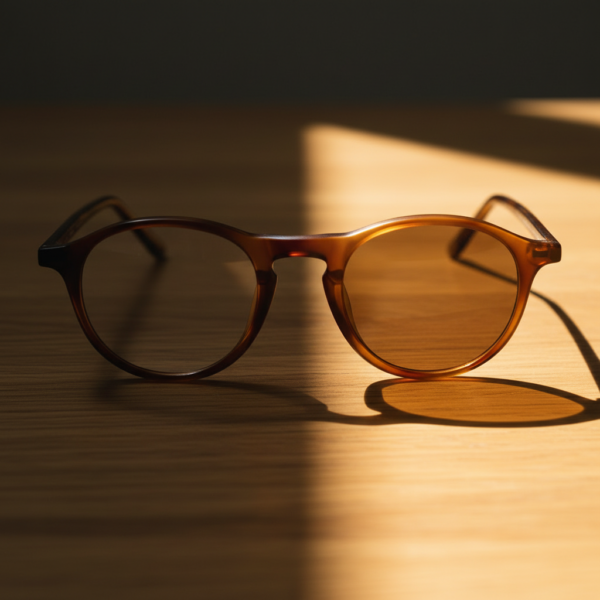 Moira Brown Photochromic Lens Glasses - Tortoise Round TR90 Frame - Lifestyle Moira Brown Photochromic Lens Glasses - Tortoise Round TR90 Frame
