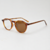 Moira Brown Photochromic Lens Glasses - Tortoise Round TR90 Frame - Side View Moira Brown Photochromic Lens Glasses - Tortoise Round TR90 Frame