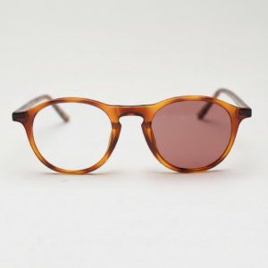 Moira Pink Photochromic Lens Glasses - Tortoise Round TR90 Frame - Front View Moira Pink Photochromic Lens Glasses - Tortoise Round TR90 Frame
