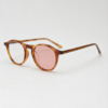 Moira Pink Photochromic Lens Glasses - Tortoise Round TR90 Frame - Side View Moira Pink Photochromic Lens Glasses - Tortoise Round TR90 Frame