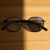 Nina Grey Photochromic Lens Glasses - Black Square TR90 Frame - Lifestyle Nina Grey Photochromic Lens Glasses - Black Square TR90 Frame