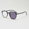 Nina Purple Photochromic Lens Glasses - Black Square TR90 Frame - Side View Nina Purple Photochromic Lens Glasses - Black Square TR90 Frame