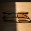 Sherry Brown Photochromic Lens Glasses - Olive green Square TR90 Frame - Lifestyle Sherry Brown Photochromic Lens Glasses - Olive green Square TR90 Frame